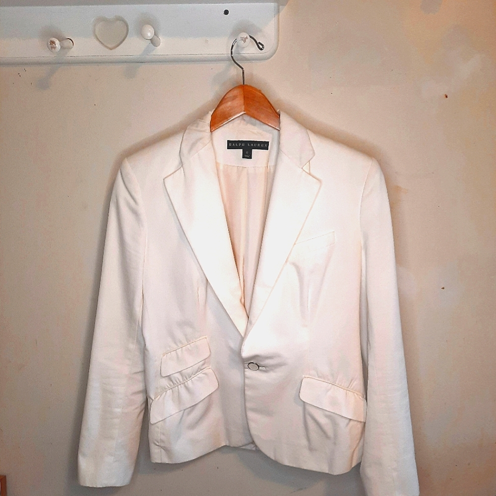 White Ralph Lauren Blaizer